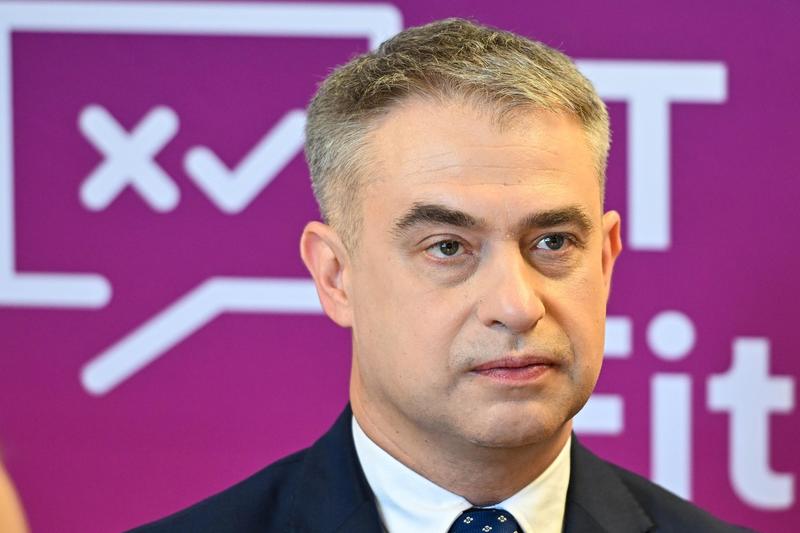 Viceprim-ministrul Republicii Polonia, ministrul afacerilor digitale Krzysztof Gawkowski, 14 mai 2024. 